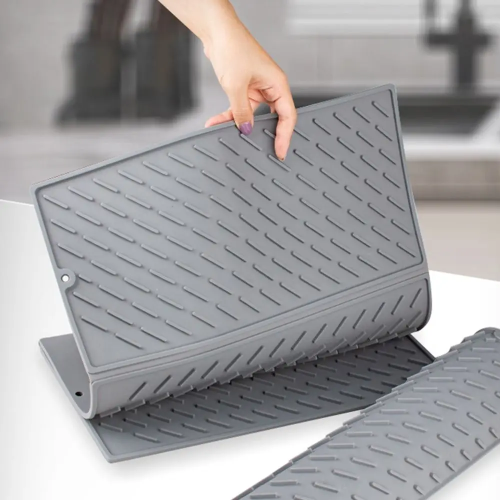 Термостойкие складное блюдо сушильные коврики, изолированный силиконовый защитный коврик для раковины, мягкий водонепроницаемый столешница для слива
Термостойкие складное блюдо сушильные коврики, изолированный силиконовый защитный коврик для раковины, мягкий водонепроницаемый столешница для слива