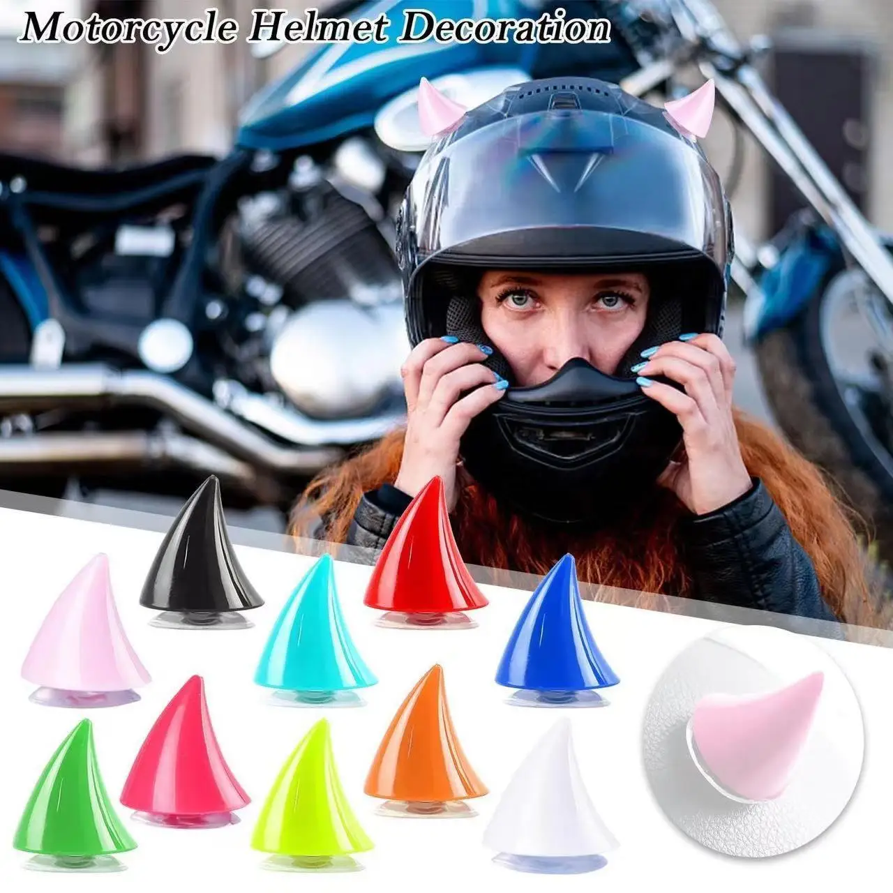 2PCS Motorcycle Helmet Rubber Horn Cute Decoration Motorcycle Head Decoration Motorcycle Car Accessories Motorcycle Sticker
2PCS Motorcycle Helmet Rubber Horn Cute Decoration Motorcycle Head Decoration Motorcycle Car Accessories Motorcycle Sticker