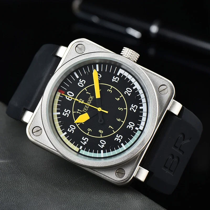 

Mechanical Watch AAA Waterproofing Luxury Band BR Luminous Rubber Stainless Steel 46MM Automatic Men Wristwatch Quartz Watch