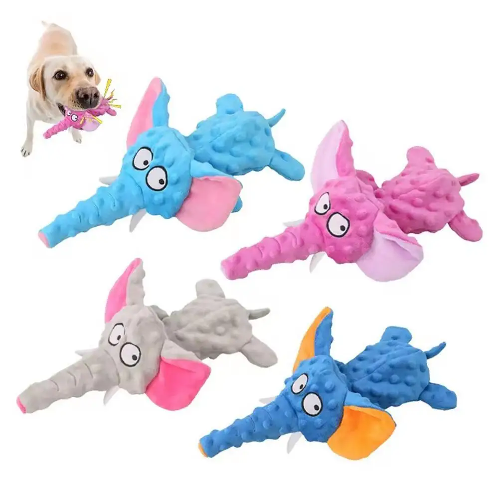 

Cute Dog Plush Toys Pet Squeak Toy For Puppy Chew Squeaky Interactive Toy For Small Middle Large Dogs Teeth Cleaning