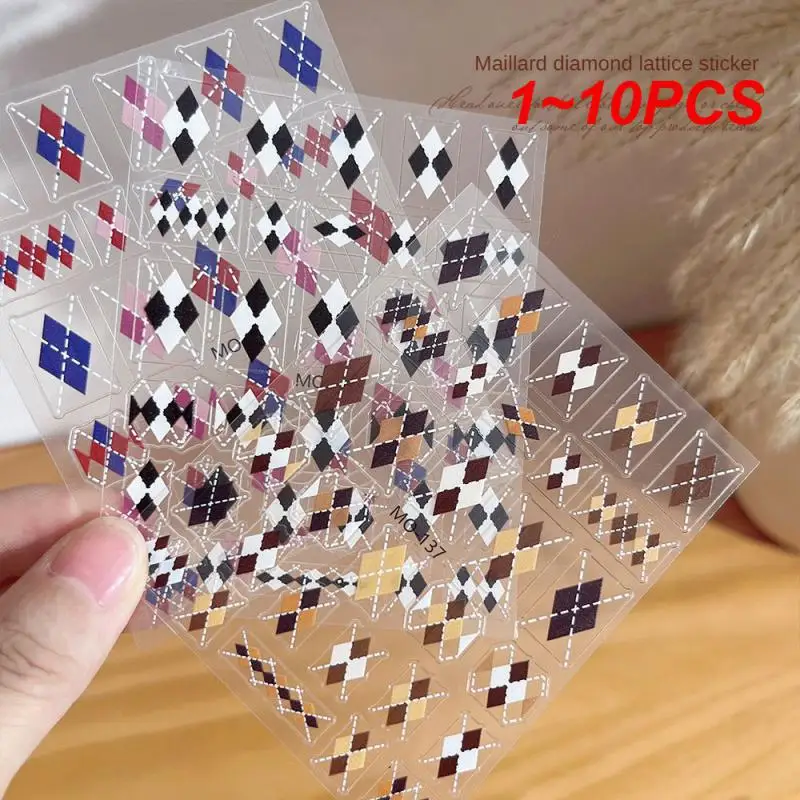 1~10PCS Maillard Plaid Stickers Convenient Toxic Free And Safe Waterproof And Durable Unique Texture Lasting Beauty Accessories
1~10PCS Maillard Plaid Stickers Convenient Toxic Free And Safe Waterproof And Durable Unique Texture Lasting Beauty Accessories