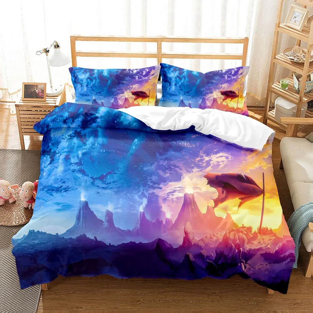 

Tengen Toppa Gurren Anime Bedding Set King Queen Double Full Twin Single Size Bed Linen Set