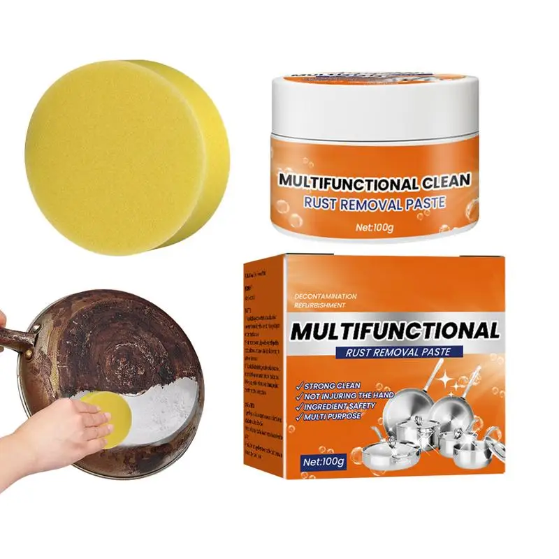 Effective Stainless Steel Cleaning Paste Multipurpose Metal Cleaner Rust Remover Past For Cookware home Rust Cleaning Supplies
Effective Stainless Steel Cleaning Paste Multipurpose Metal Cleaner Rust Remover Past For Cookware home Rust Cleaning Supplies
