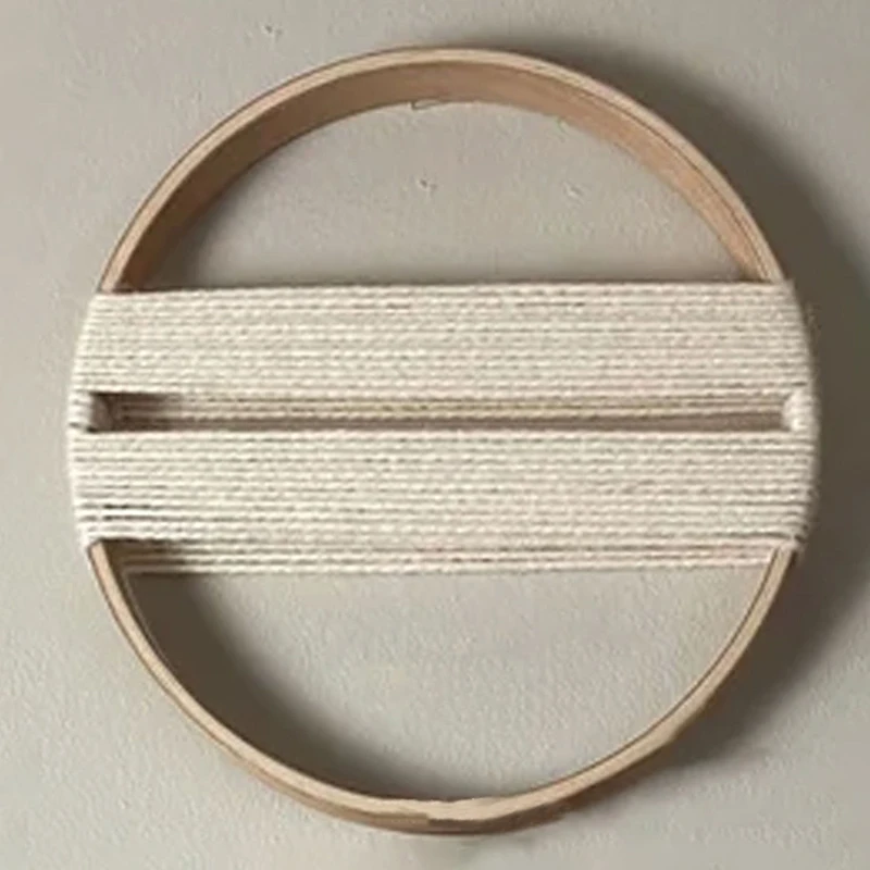 Bamboo Circle Macrame Tapestry - Boho Round Wall Art 3 S8d78381677664a7abf48cfafc1a08490Z