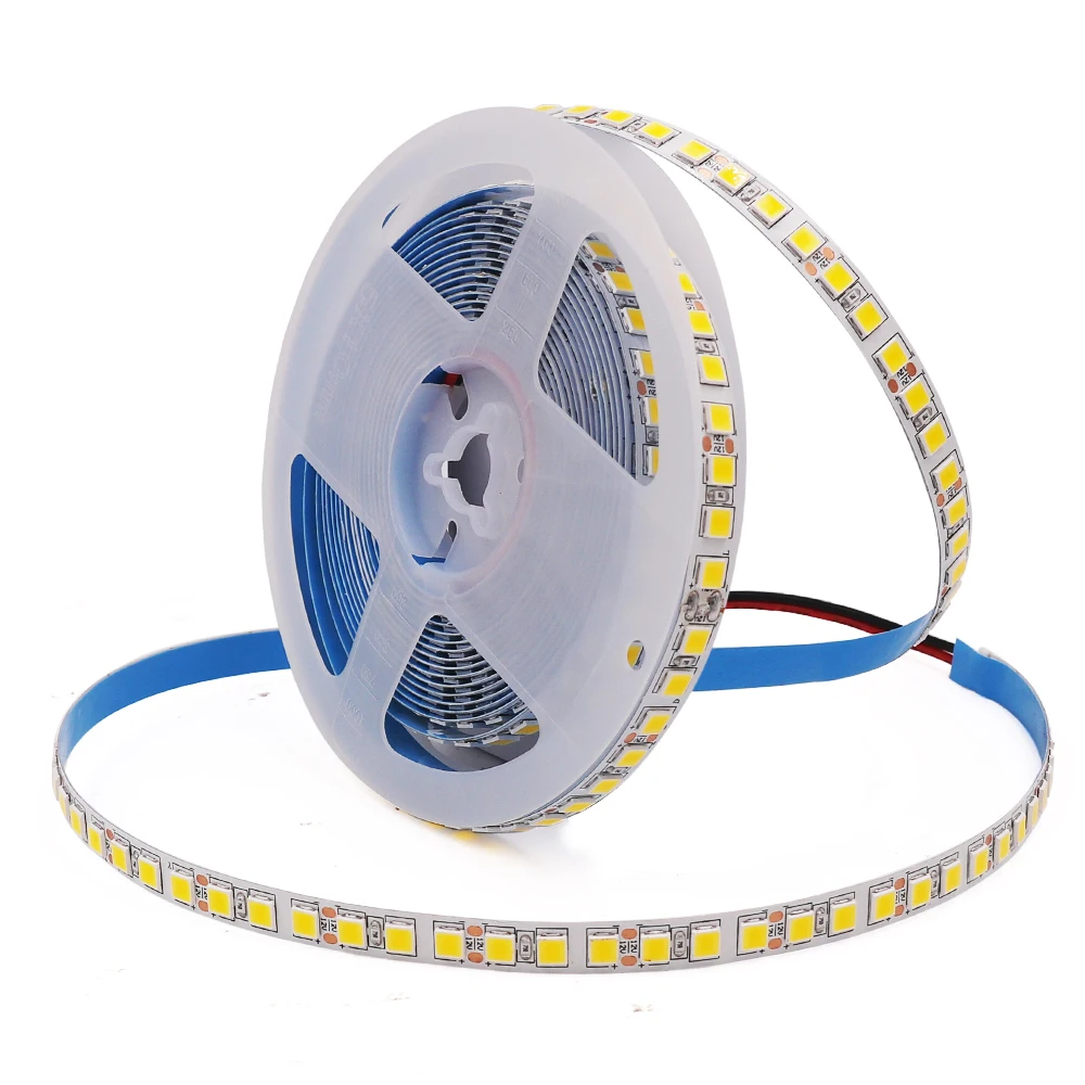 

LED Strip 12V SMD 5050 5054 2835 60120 240 Leds/M IP21 IP65 Flexible Ribbon Rope LED Tape for Home Decoration 5M/Roll