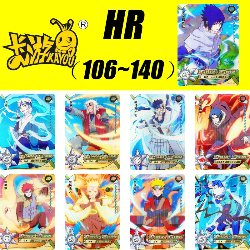 

Kayou HR Card 106~140 Series Naruto Tsunade Haruno Sakura Uchiha Sasuke Rare Collection Card Christmas Birthday Gift Game Toys