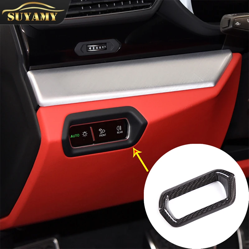 For Lamborghini URUS 2018-2021 Real Carbon Fiber Car Interior Headlight Switch Frame Cover Trim Stickers Accessories
For Lamborghini URUS 2018-2021 Real Carbon Fiber Car Interior Headlight Switch Frame Cover Trim Stickers Accessories