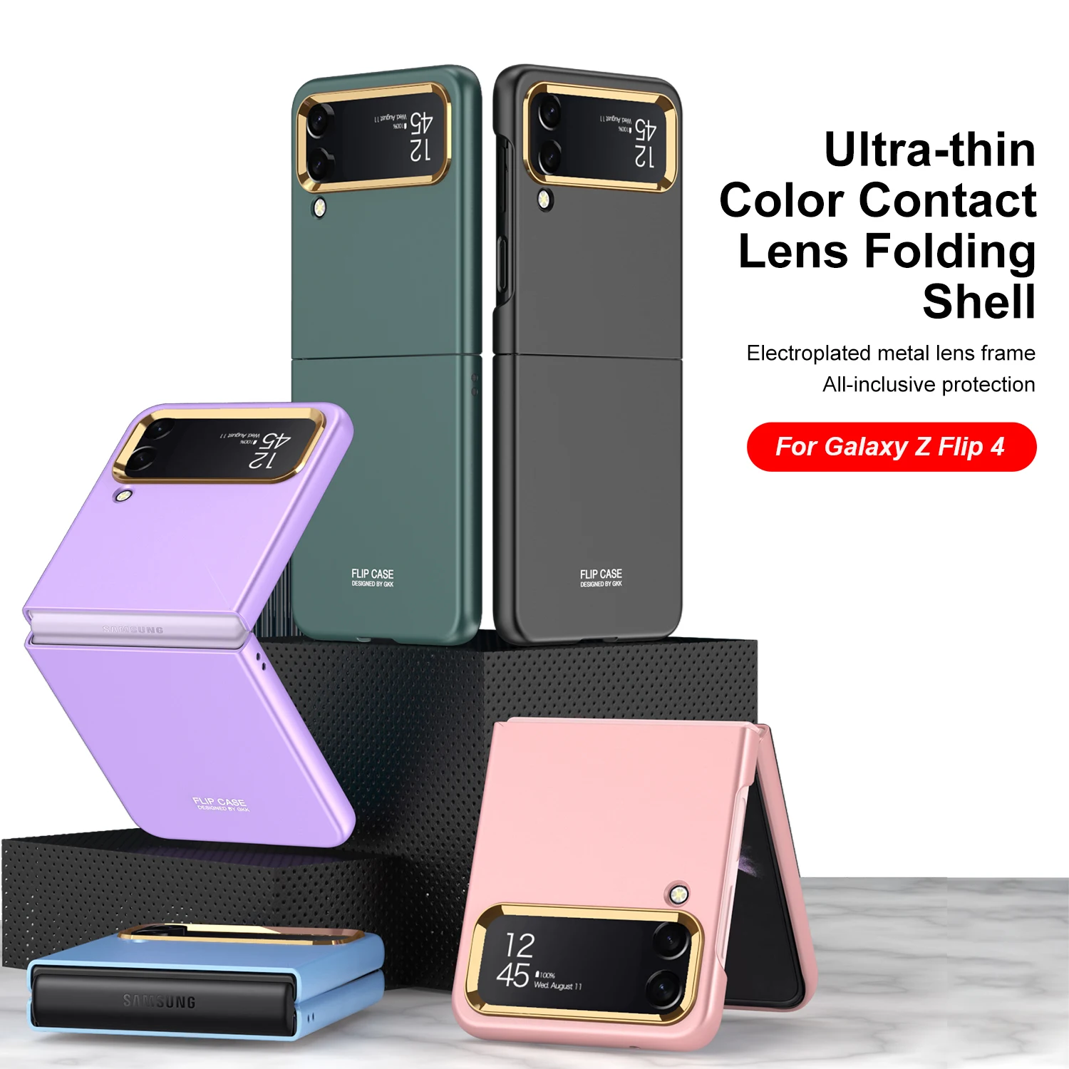 Shockproof Matte Case For Samsung Galaxy Z Flip 4 5G Hard Case Plated Metal Lens Frame Cover for Samsung Z Flip4 Ultra Thin Case
Shockproof Matte Case For Samsung Galaxy Z Flip 4 5G Hard Case Plated Metal Lens Frame Cover for Samsung Z Flip4 Ultra Thin Case