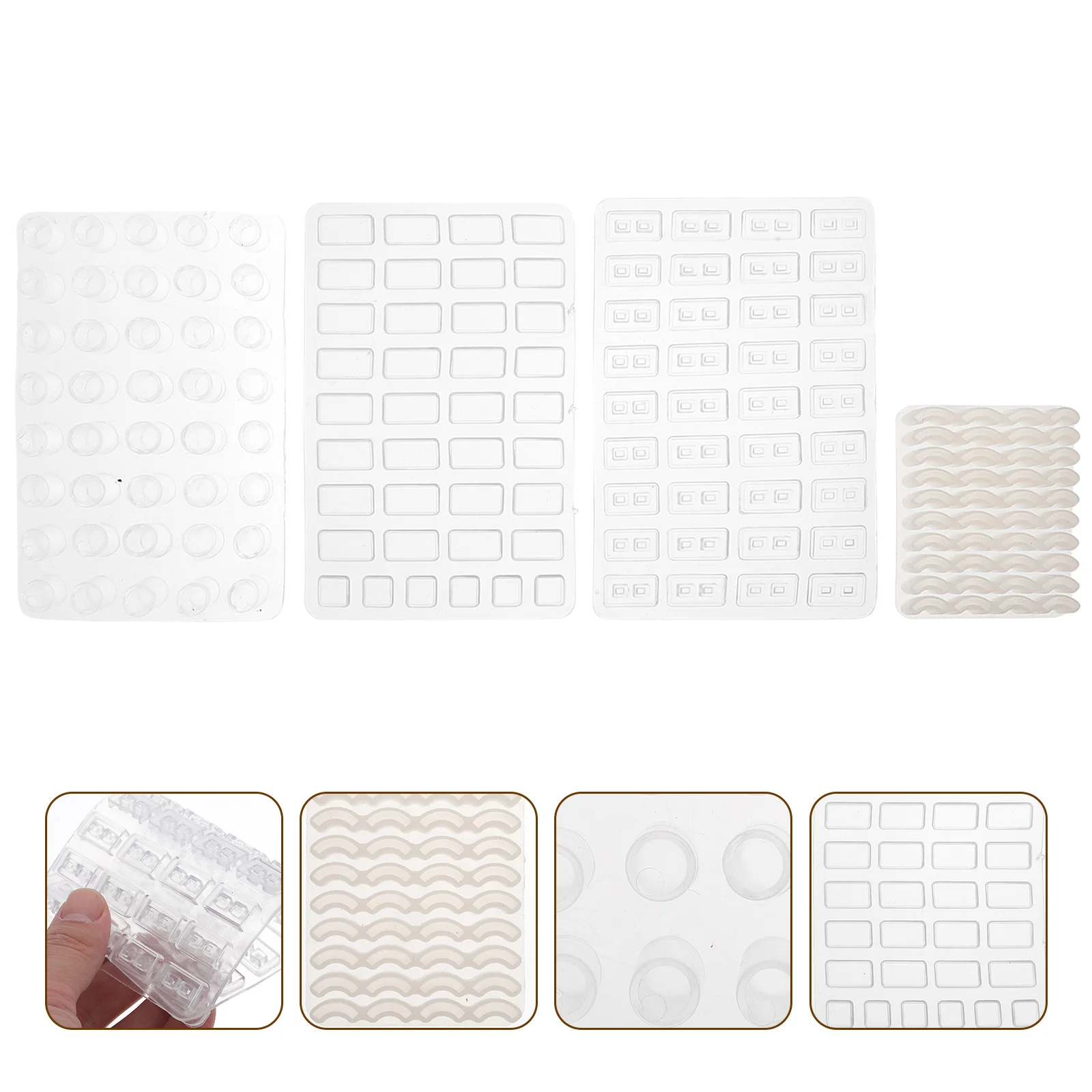 

Miniature Brick Silicone Mold Kit for Tiny Bricks Crafts and Dollhouse Mini Garden Building