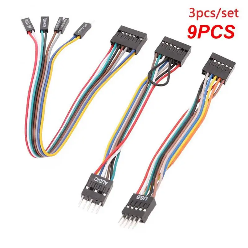 9PCS Power Switch DuPont Adapter Cable 8Pin for ATX Motherboard PC Host Case Front Panel 20cm
9PCS Power Switch DuPont Adapter Cable 8Pin for ATX Motherboard PC Host Case Front Panel 20cm