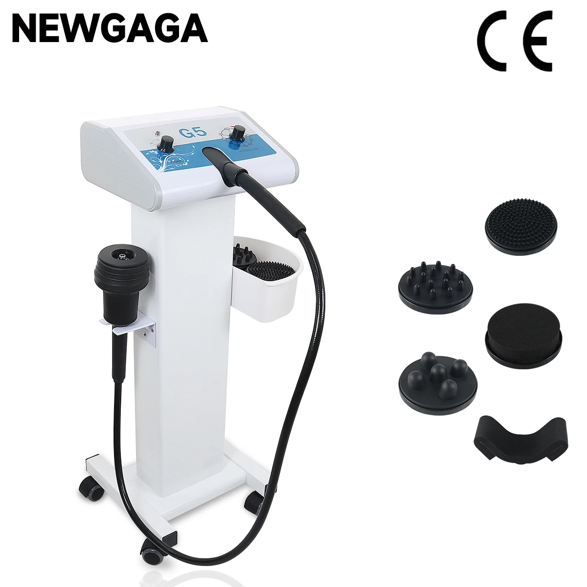 

NEW G5 Vibrating Massager Body Slimming Machine with Trolley Stand High Frequency Vibrator Fat Burner Shaping Weight Loss Device