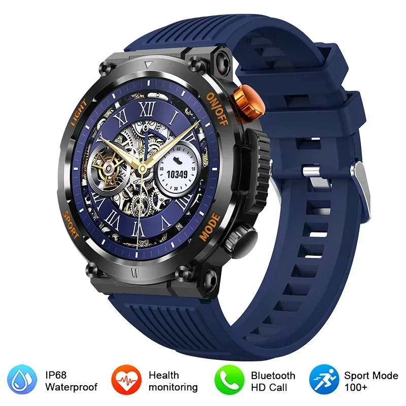 

Smart Watch Men Outdoor sports Military lighting Heart Rate Blood Oxygen Health monitoring 1.43"AMOLED Display Smart watch