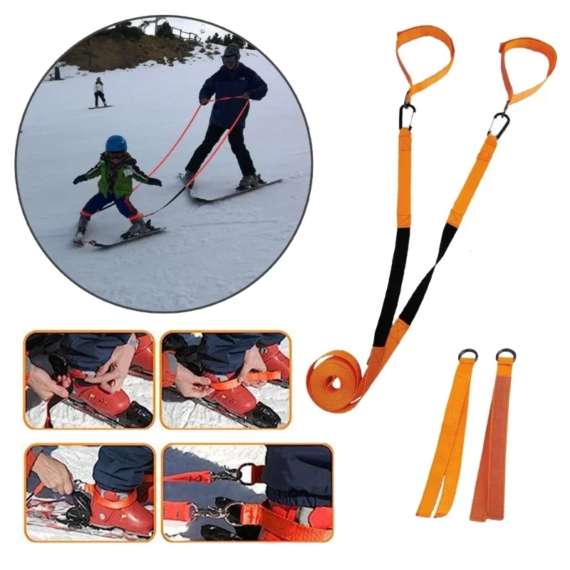 

Copilots Ski Trainer for Teaching Kids Skiing Safely Ski Training Leash Wise Way to Skiing Auxiliary Rope