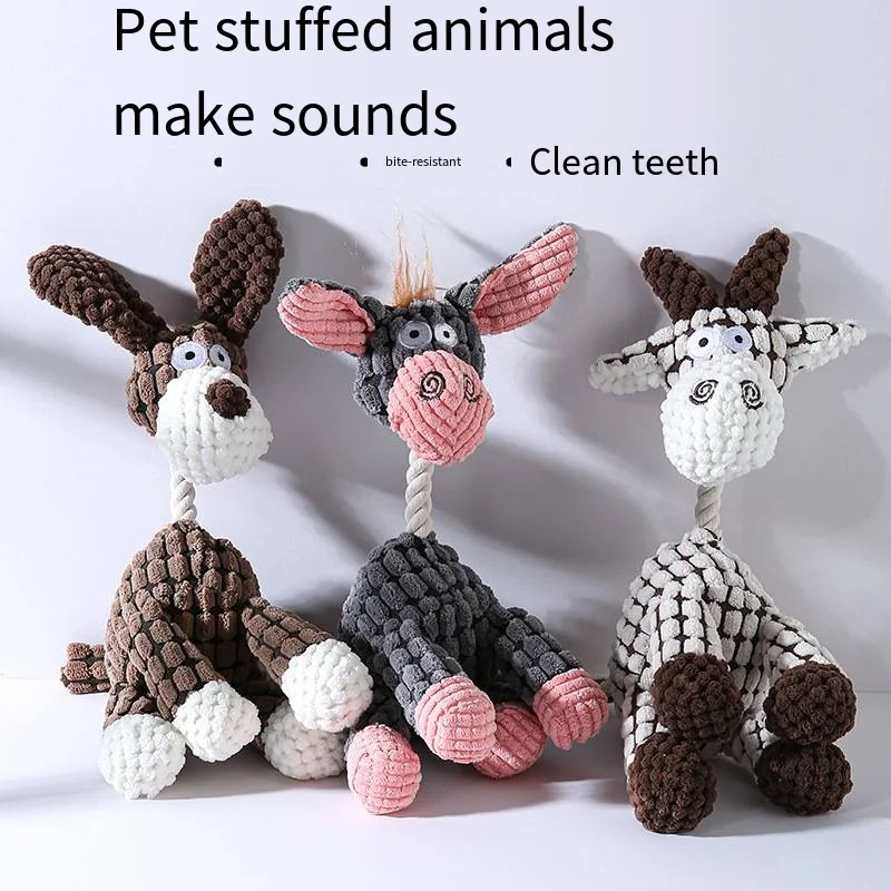 Plush toys for indestructible dogs squeakers for chew dog toys for small dogs interactive training
Plush toys for indestructible dogs squeakers for chew dog toys for small dogs interactive training