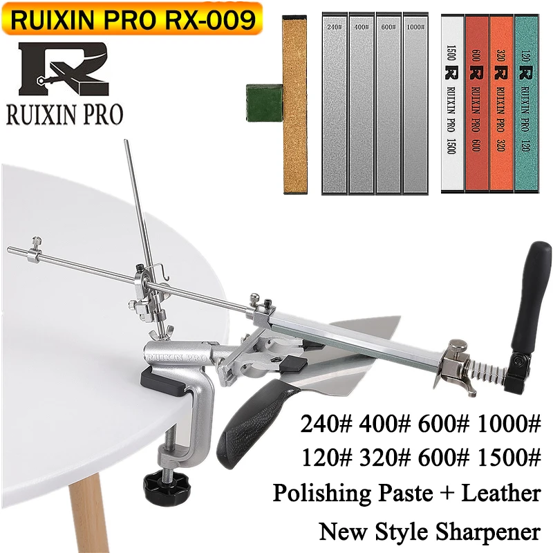 Ruixin Pro RX009 Knife Sharpener New Upgraded Aluminium Alloy Sharpening Machine 360 Degree Flip Constant Angle Grinding Tools
Ruixin Pro RX009 Knife Sharpener New Upgraded Aluminium Alloy Sharpening Machine 360 Degree Flip Constant Angle Grinding Tools