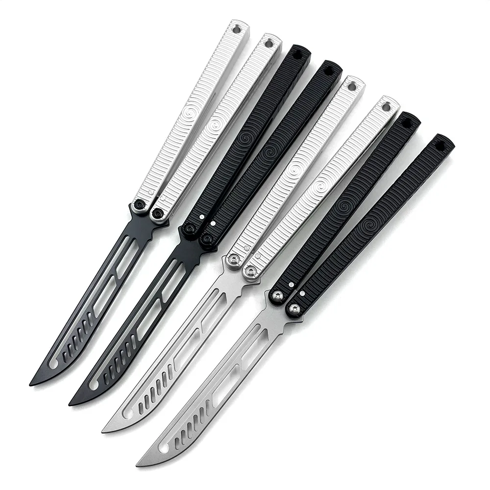 SF Squid Siren Water Ripple Hand Tools Balisong Clone Trainer 6065 Aluminum Speed Channel Handle Butterfly Training Knife EDC
SF Squid Siren Water Ripple Hand Tools Balisong Clone Trainer 6065 Aluminum Speed Channel Handle Butterfly Training Knife EDC