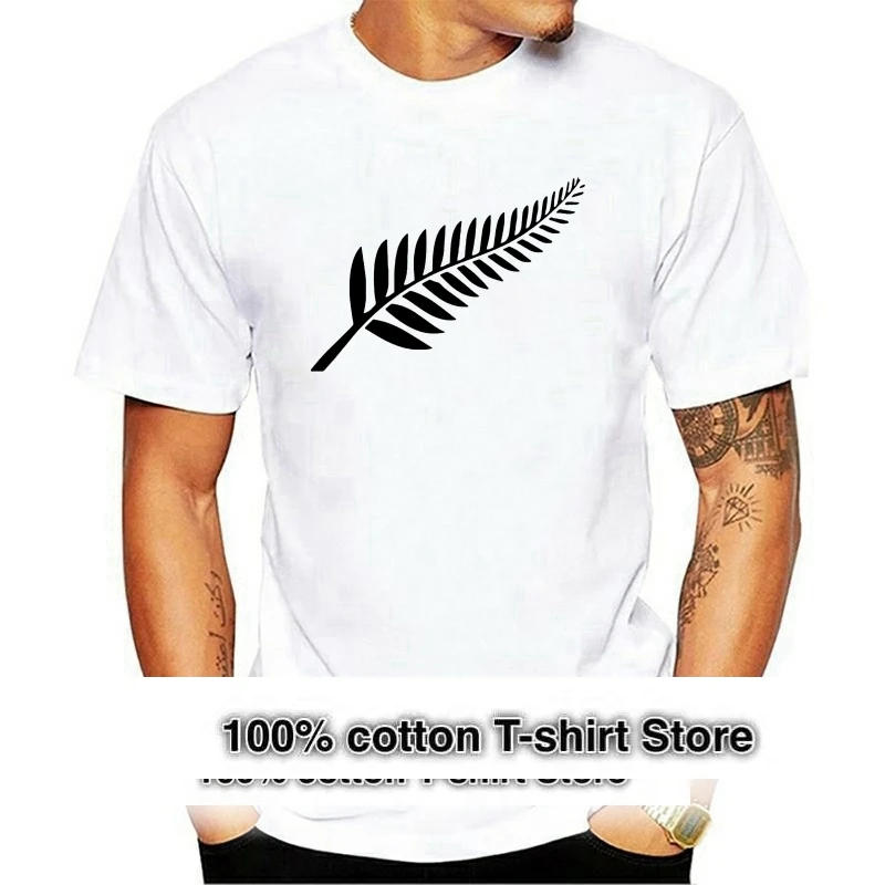 

New Zealand Fern Rugbyed Tt Shirt Kiwi T Shirt