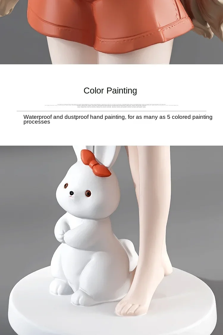 82cm Nordic Fashion Cartoon Girl Statue, Tray, Home Decoration, Gift, Interior Decoration, Large Living Room Decoration, Crafts 82cm Nordic Fashion Cartoon Girl Statue, Tray, Home Decoration, Gift, Interior Decoration, Large Living Room Decoration, Crafts