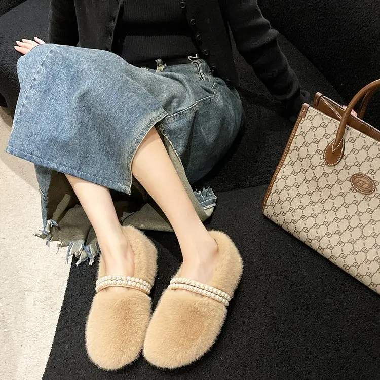 Spring and Autumn Women's Anti-fur Flat Shoes Fashion Light Smooth Comfortable Warm Plush Shoes Solid Color Fashion Cotton Shoes
Spring and Autumn Women's Anti-fur Flat Shoes Fashion Light Smooth Comfortable Warm Plush Shoes Solid Color Fashion Cotton Shoes