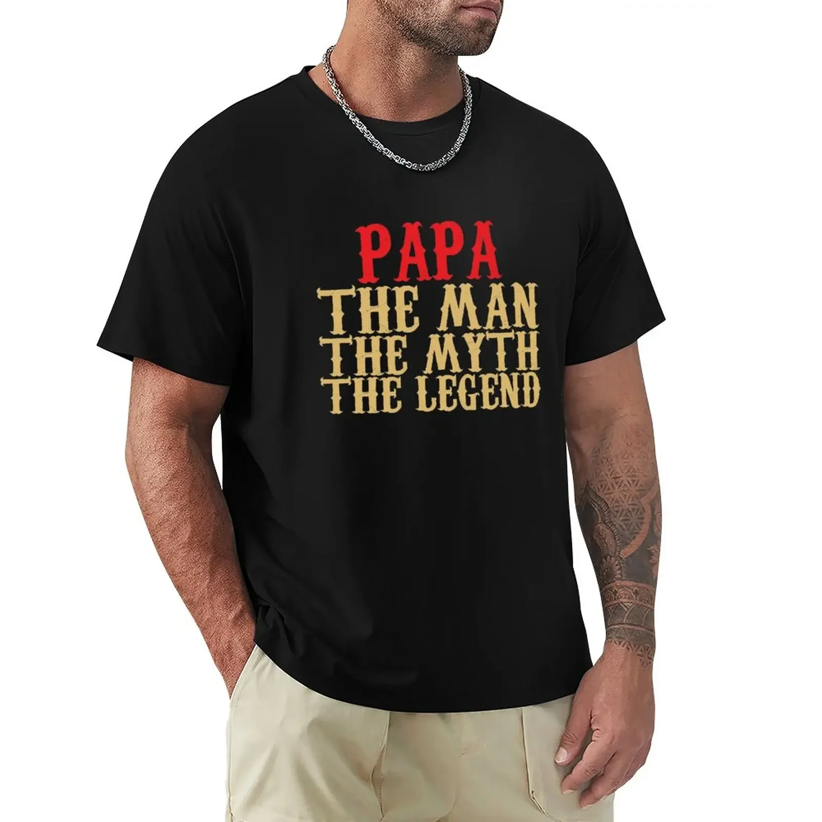 Papa - The Man, The Myth, The Legend, футболка под заказ, корейская мода, футболки для мужчин
Papa - The Man, The Myth, The Legend, футболка под заказ, корейская мода, футболки для мужчин