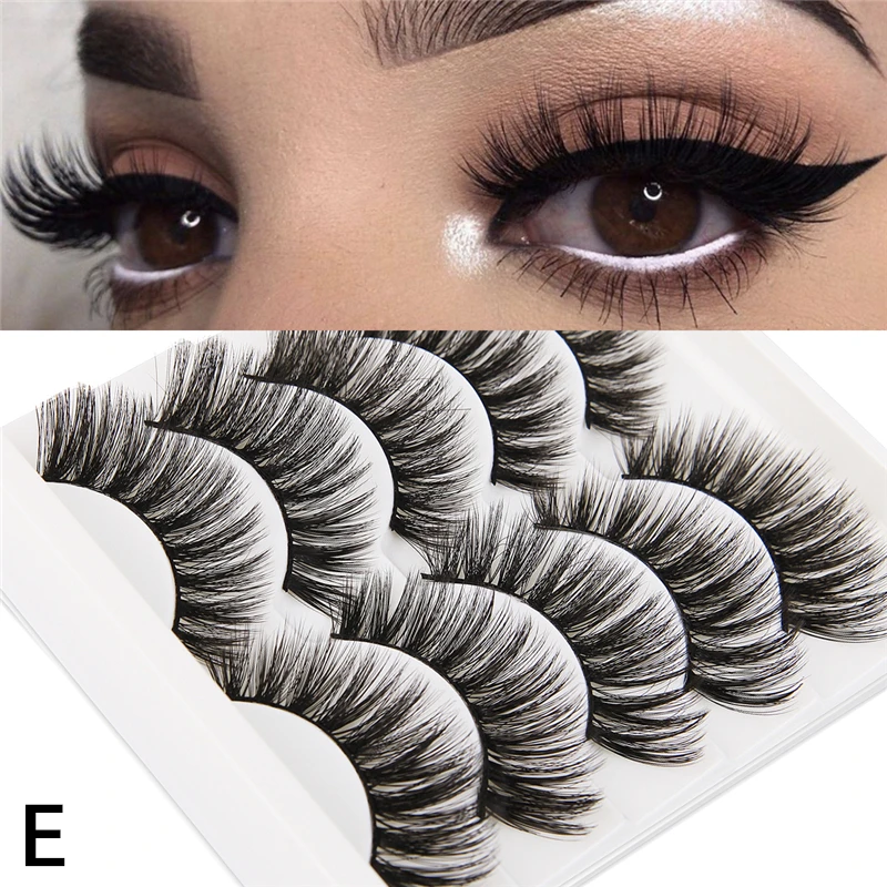 5 Pairs 3D Imitation Mink Hair False Eyelashes Fluffy Wispy Long Thick Lashes Handmade No Cruelty EyeLash Makeup Extension Tool
5 Pairs 3D Imitation Mink Hair False Eyelashes Fluffy Wispy Long Thick Lashes Handmade No Cruelty EyeLash Makeup Extension Tool