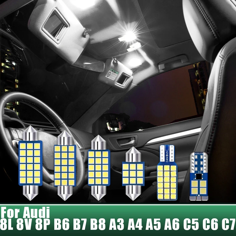 Car Interior LED Dome Light Decoration Lamps Accessories For Audi A3 8L 8V 8P S3 RS3 A4 B6 B7 B8 S4 A5 S5 RS5 A6 C5 C6 C7 S6 RS6
Car Interior LED Dome Light Decoration Lamps Accessories For Audi A3 8L 8V 8P S3 RS3 A4 B6 B7 B8 S4 A5 S5 RS5 A6 C5 C6 C7 S6 RS6