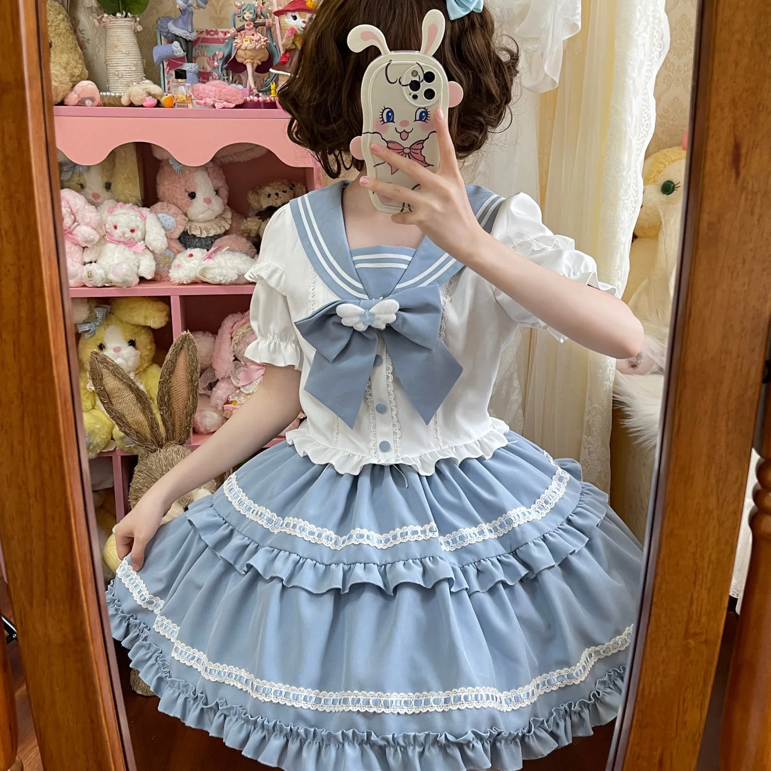 Harajpoo Casual Japanese Women Dress 2024 Original Design Lolita Navy Collar Short Sleeved OP Y2K Vestidos
Harajpoo Casual Japanese Women Dress 2024 Original Design Lolita Navy Collar Short Sleeved OP Y2K Vestidos