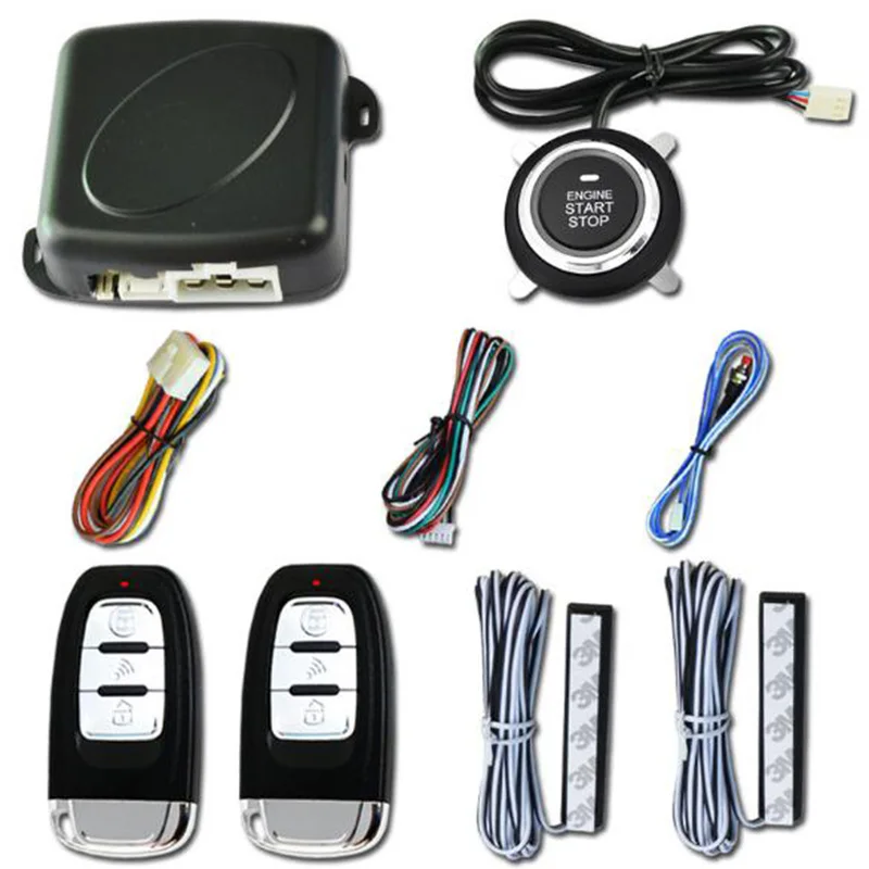 

Car PKE Keyless Entry Engine Start Stop Auto Remote Push Button Alarm System