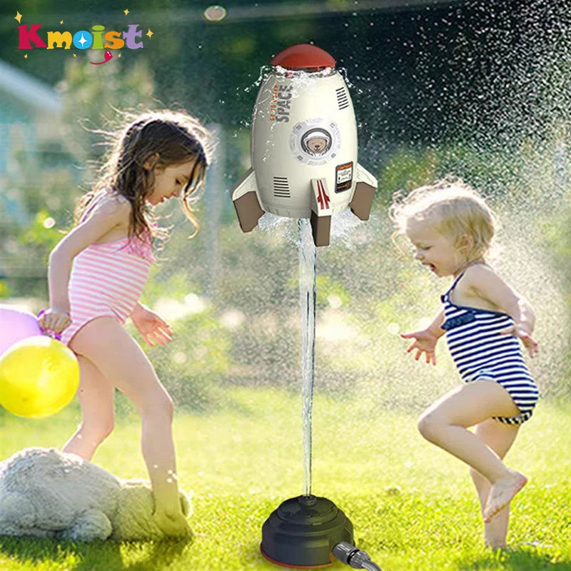 

Water Spray Sprinkler Flying Jet Backyard Rotating Children's Garden Wiggle Splashing Baby Beach Summer Outdoor Toy for Kid Gift