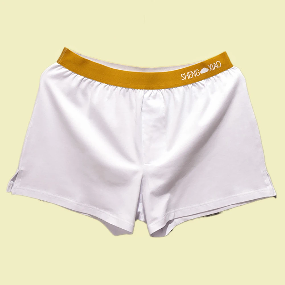 

Mens Solid Underwear Cotton Boxer Brief Middle Waist Panties Sexy Shorts U Convex Pouch Underpants Breathable Moisture Boxers