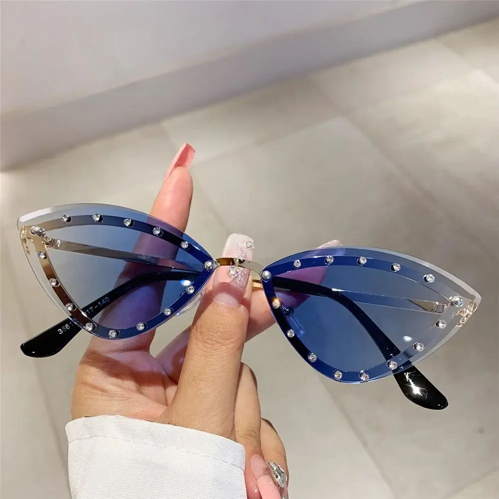 Gradient Cat Eye Sunglasses Retro Multicolor UV400 Protection Rimless Shades New Stylish Party Sun Glasses for Women & Men
Gradient Cat Eye Sunglasses Retro Multicolor UV400 Protection Rimless Shades New Stylish Party Sun Glasses for Women & Men