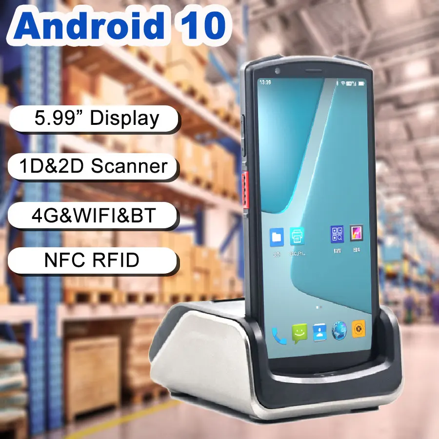 RUGLINE Android 10 2GB 16GB 5.99-Inch Medical 5G Wifi Bluetooth GPRS 1D 2D Barcode Scanner Android Mobile Data Terminal PDA
RUGLINE Android 10 2GB 16GB 5.99-Inch Medical 5G Wifi Bluetooth GPRS 1D 2D Barcode Scanner Android Mobile Data Terminal PDA