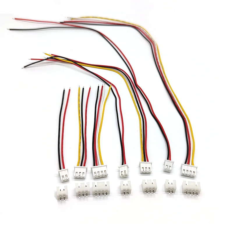 10Sets XH2.54 XH 2.54mm Wire Connector 2/3/4/5/6/7/8/910P Pin Connector Plug with 100mm 200mm 300mm Cables 26AWG
10Sets XH2.54 XH 2.54mm Wire Connector 2/3/4/5/6/7/8/910P Pin Connector Plug with 100mm 200mm 300mm Cables 26AWG