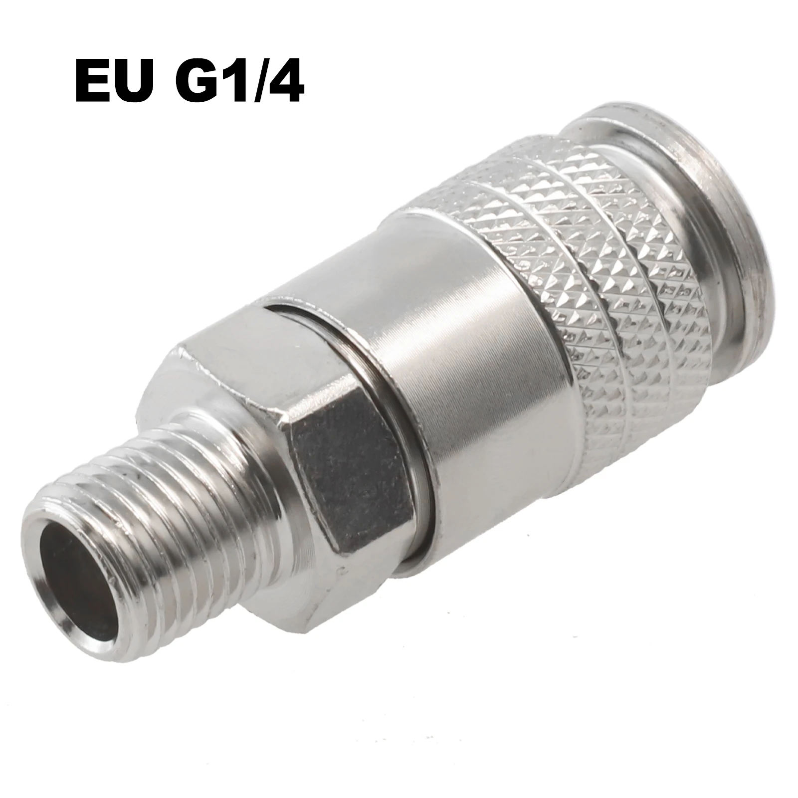 Pneumatic Fitting G1/4 Male Thread EU Standard Quick Connector For Air Compressor 53mm Length Air Compressor Tool Parts
Pneumatic Fitting G1/4 Male Thread EU Standard Quick Connector For Air Compressor 53mm Length Air Compressor Tool Parts