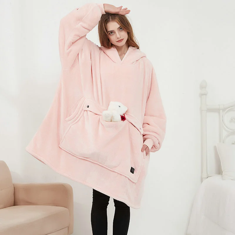 USB Heated Wearable Blanket, Oversized Lazy Hoodie with Large Heating Area, Women Men, Outdoor Nightwork Sofa(No Battery)
USB Heated Wearable Blanket, Oversized Lazy Hoodie with Large Heating Area, Women Men, Outdoor Nightwork Sofa(No Battery)