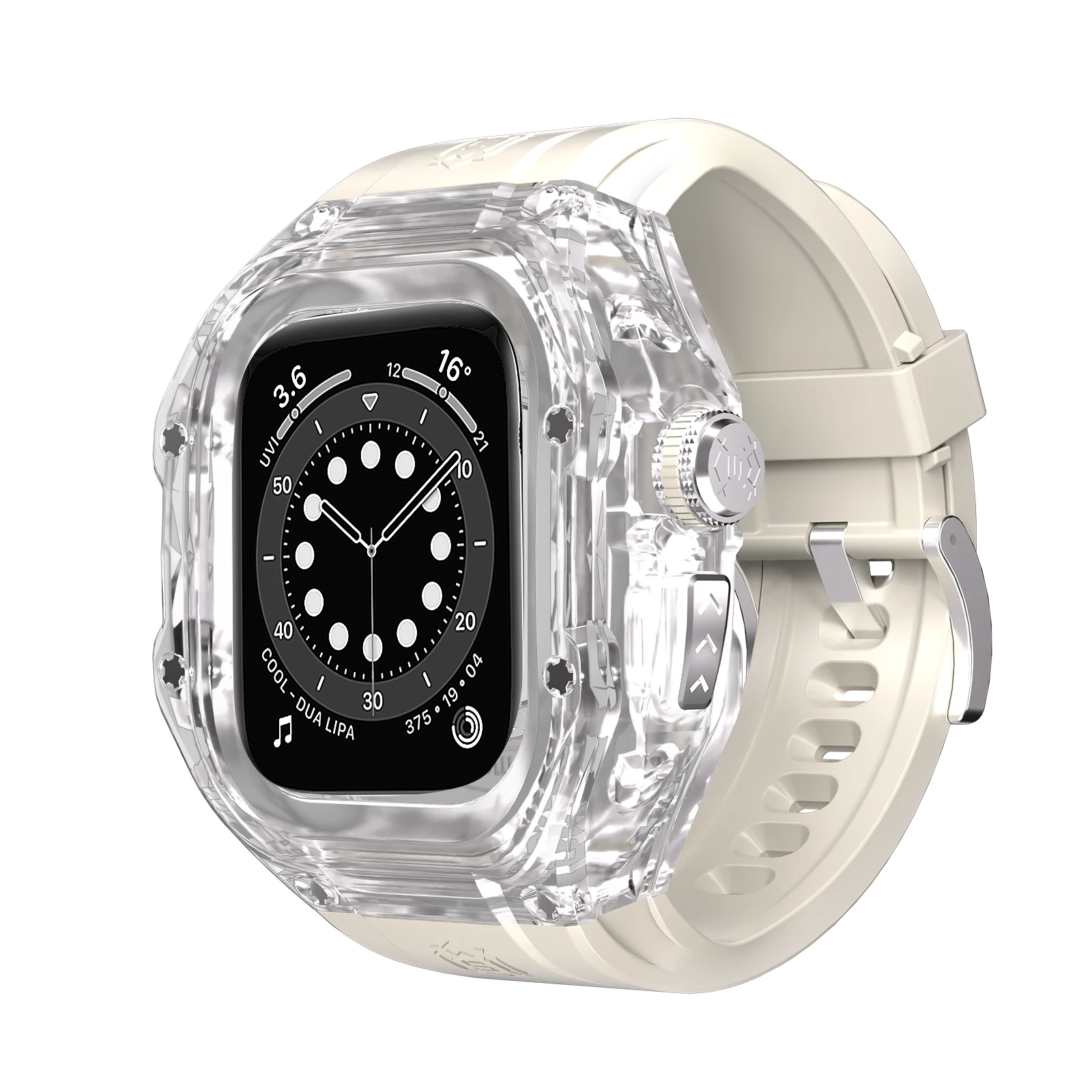 

Водонепроницаемые и пыленепроницаемые умные часы IP54 для Apple Watch Ultra 2 Ultra 1 49 мм, силиконовый защитный Противоскользящий чехол для наручных часов