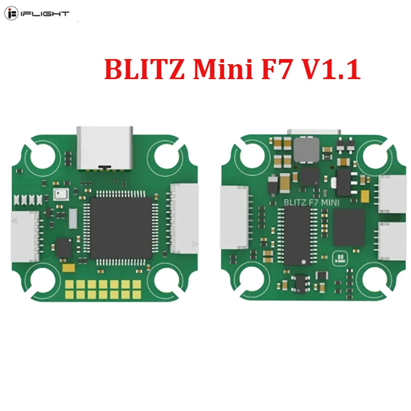 

iFlight BLITZ Mini F7 V1.1 Flight Controller BMI270 F722 W/OSD Support Smartaudio/IRC Tramp VTX Protocol 20x20mm for FPV Drone