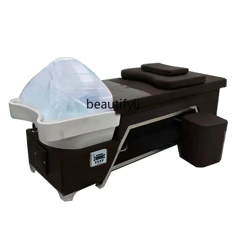 Ceramic Basin Thai Head Therapy Shampoo Chair Hair Saloon Water Circulation Steaming Bed Beauty Salon Massage Integrated Bed
Ceramic Basin Thai Head Therapy Shampoo Chair Hair Saloon Water Circulation Steaming Bed Beauty Salon Massage Integrated Bed