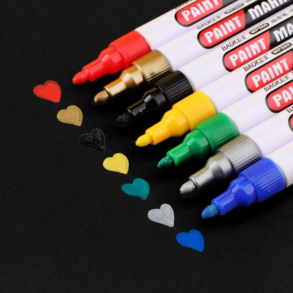 Waterproof Oil-based Paint Marker DIY Writing Quick Dry Oily Marker Pen Journal Multipurpose Fluorescent Pen Tire Painting
Waterproof Oil-based Paint Marker DIY Writing Quick Dry Oily Marker Pen Journal Multipurpose Fluorescent Pen Tire Painting