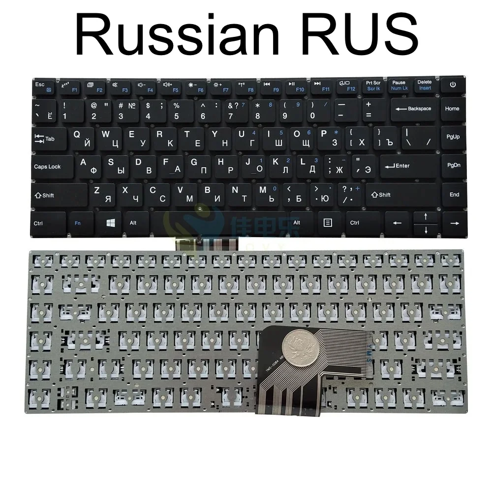 

US Spanish Russian Laptop Keyboard for Prestigio Smartbook 133s psb133s PSB133S01 DK290C HG290 PRIDE-K2782 MB2903005 English