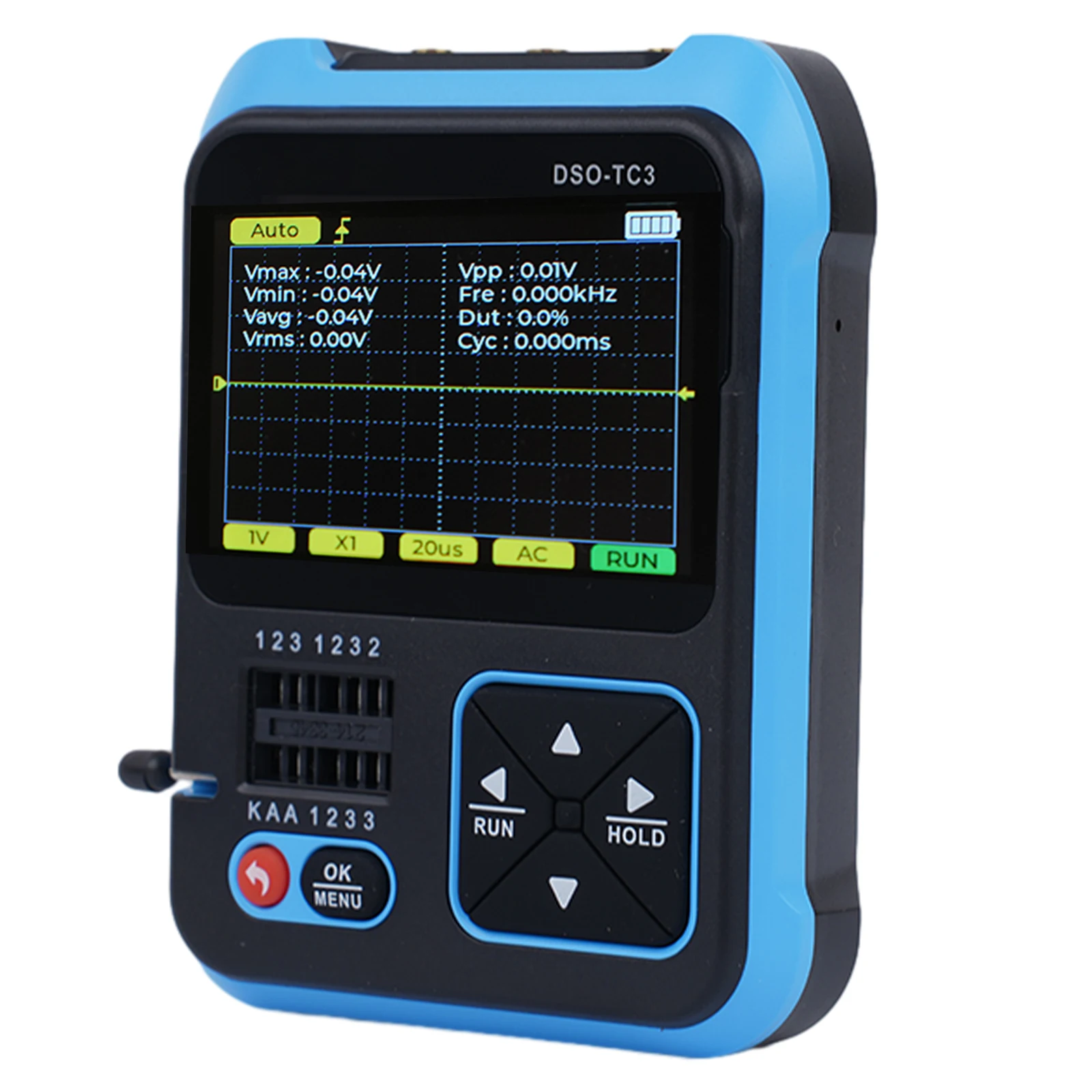 DSOTC3 3 in 1 Digital Oscilloscope Transistor Tester Function Signal Generator High Sensitivity Capture Portable Design
DSOTC3 3 in 1 Digital Oscilloscope Transistor Tester Function Signal Generator High Sensitivity Capture Portable Design