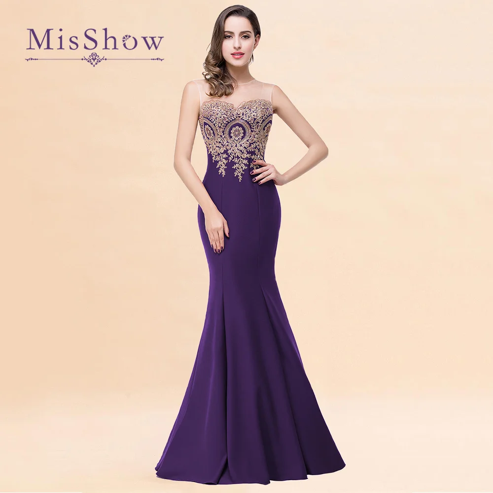 MisShow Elegant Mermaid Bridesmaid Dresses For Women Sheer Neck Lace Applique Formal Evening Prom Gowns Vestido Largo De Fiesta
MisShow Elegant Mermaid Bridesmaid Dresses For Women Sheer Neck Lace Applique Formal Evening Prom Gowns Vestido Largo De Fiesta