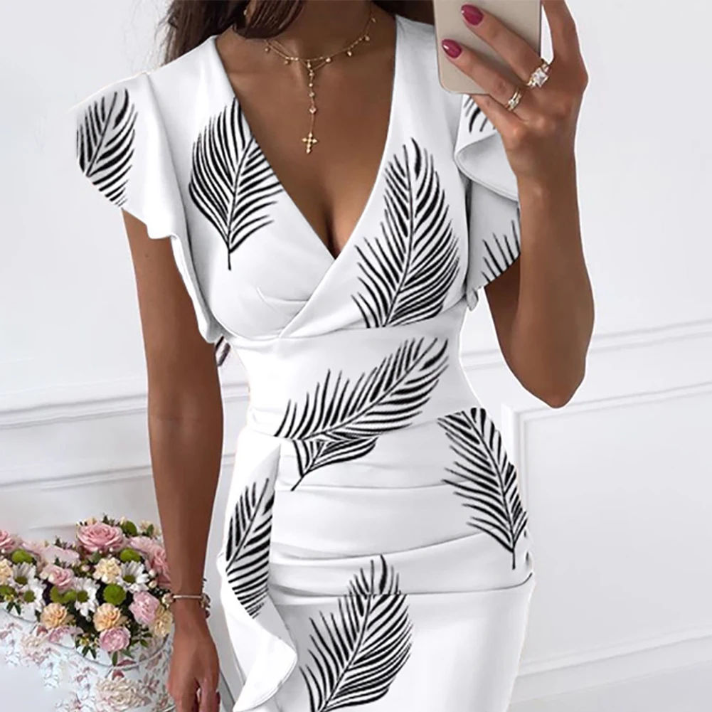 Comfy Fashion Evening Party Dress Bodycon Summer V Neck Breathable Cocktail Daily Durable Elegant Ruffles Sleeve
Comfy Fashion Evening Party Dress Bodycon Summer V Neck Breathable Cocktail Daily Durable Elegant Ruffles Sleeve