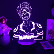 11 Patterns Anime Jujutsu Kaisen Night Light Manga Figure Gojo Satoru Nanami Kento Room Decor Decoration RGB 3D Lamp Kids Gift
11 Patterns Anime Jujutsu Kaisen Night Light Manga Figure Gojo Satoru Nanami Kento Room Decor Decoration RGB 3D Lamp Kids Gift
