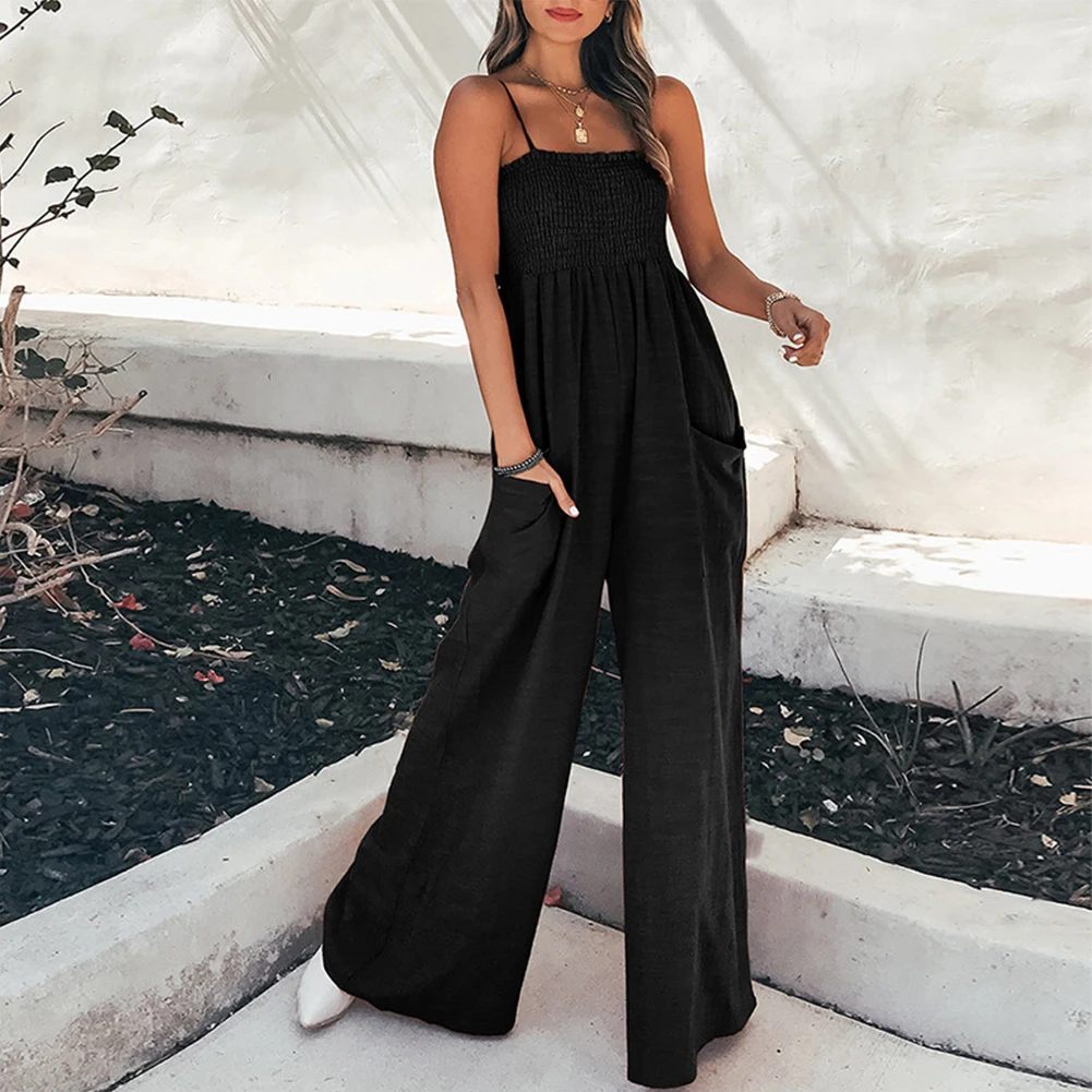 Comfortable Women Jumpsuit Leg Pants Black/White/Red/Gray Bohemian Holiday Wear Casual Off Shoulder Slip Pocket
Comfortable Women Jumpsuit Leg Pants Black/White/Red/Gray Bohemian Holiday Wear Casual Off Shoulder Slip Pocket