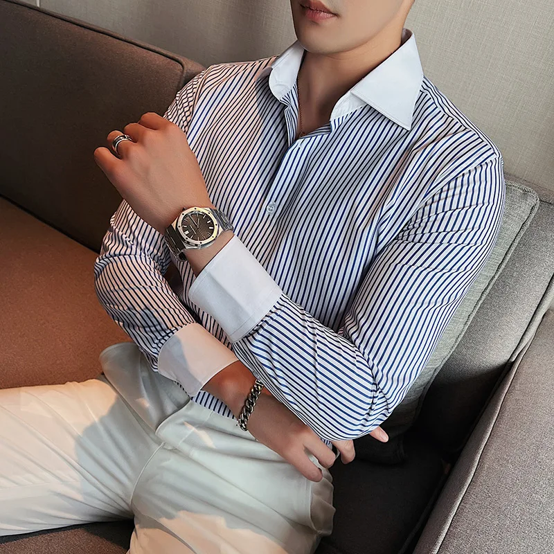 2023 Men's Spring High Quality Business Long Sleeve Shirts/Male Slim Fit Lapel Office Dress Shirts Hombre Casual Chemise de luxe
2023 Men's Spring High Quality Business Long Sleeve Shirts/Male Slim Fit Lapel Office Dress Shirts Hombre Casual Chemise de luxe