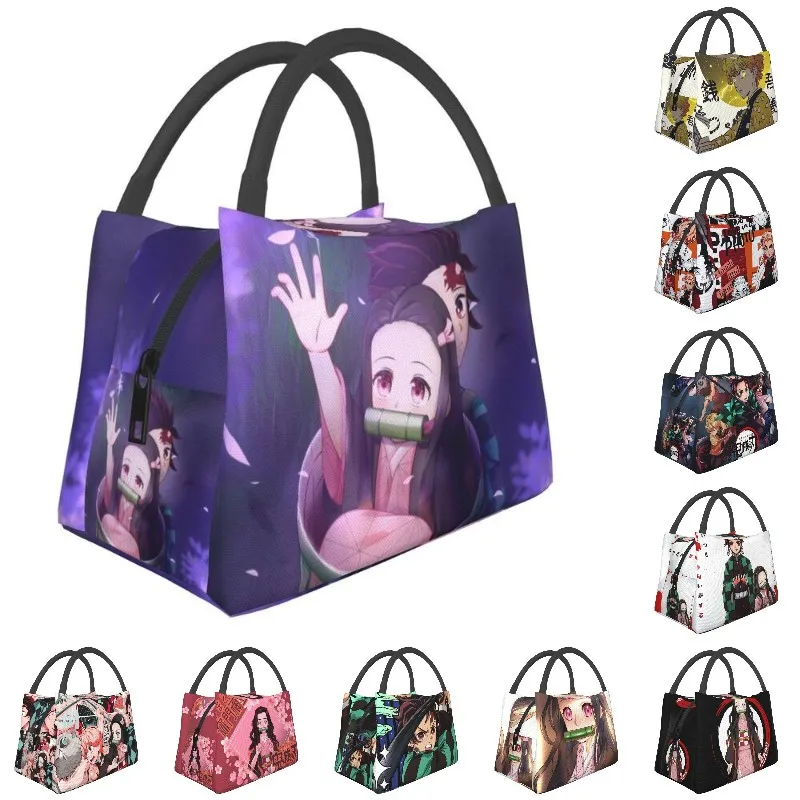 Demon Slayer Tanjirou And Nezuco Insulated Lunch Tote Bag for Women Kimetsu No Yaiba Resuable Cooler Thermal Food Lunch Box
Demon Slayer Tanjirou And Nezuco Insulated Lunch Tote Bag for Women Kimetsu No Yaiba Resuable Cooler Thermal Food Lunch Box
