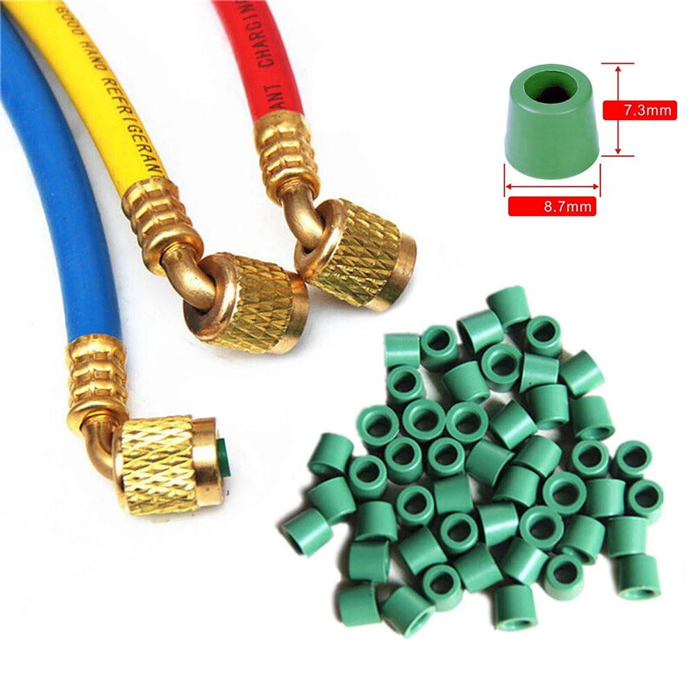 50pcs Green Car Air Conditioning Rubber Sealing O-ring Fits For A/C 1/4" Charging Hose / Manifold Repair Replacement Kit
50pcs Green Car Air Conditioning Rubber Sealing O-ring Fits For A/C 1/4" Charging Hose / Manifold Repair Replacement Kit