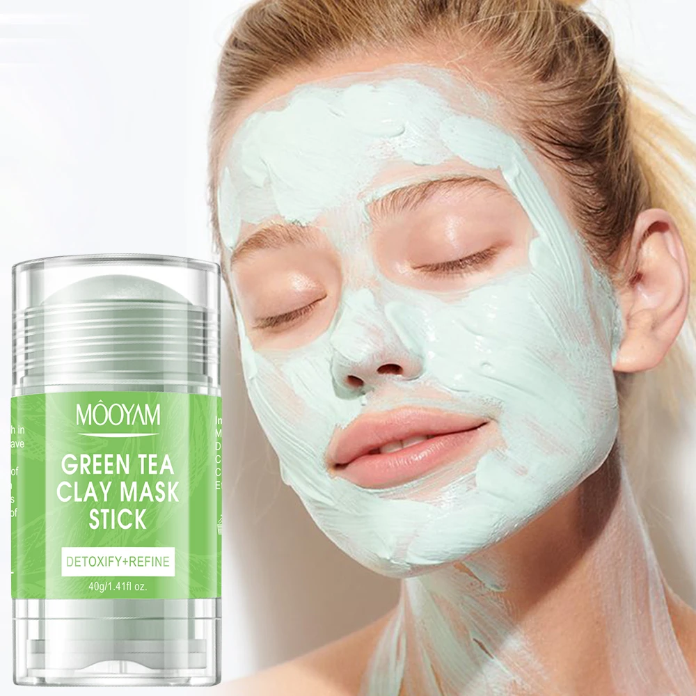 MOOYAM Green Tea Face Deep Cleaning Mud Solid Mask Stick Anti-Acne Oil Control Clean Pores Facial Clay Mask Stick
MOOYAM Green Tea Face Deep Cleaning Mud Solid Mask Stick Anti-Acne Oil Control Clean Pores Facial Clay Mask Stick