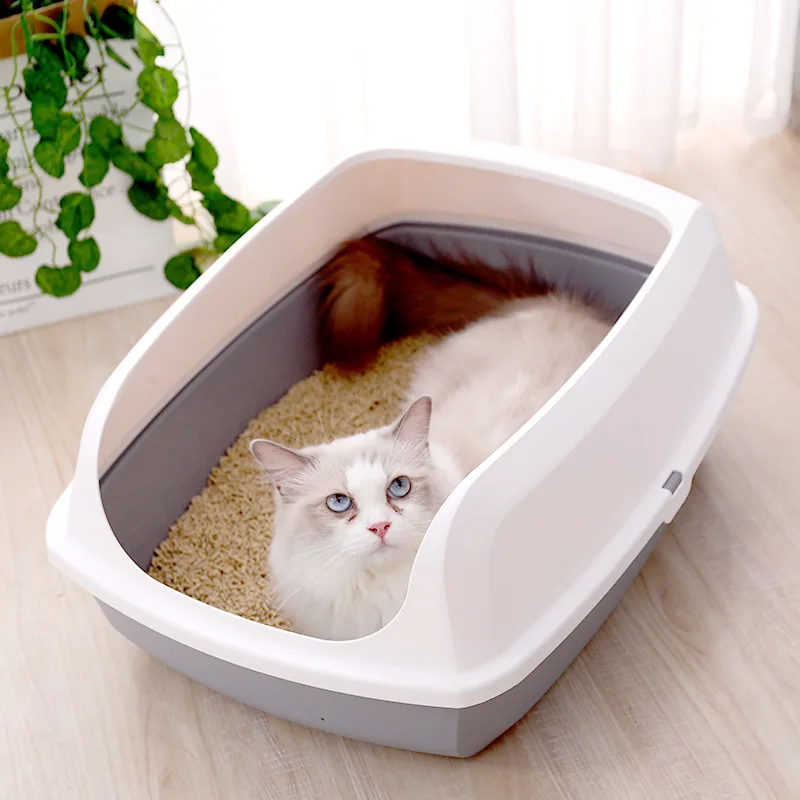 Cat Litter Box Cat Toilet Large Trumpet Deodorant Anti-splashing Cat Litter Box Semi-enclosed Poop Cat Litter Box Litter Tray
Cat Litter Box Cat Toilet Large Trumpet Deodorant Anti-splashing Cat Litter Box Semi-enclosed Poop Cat Litter Box Litter Tray
